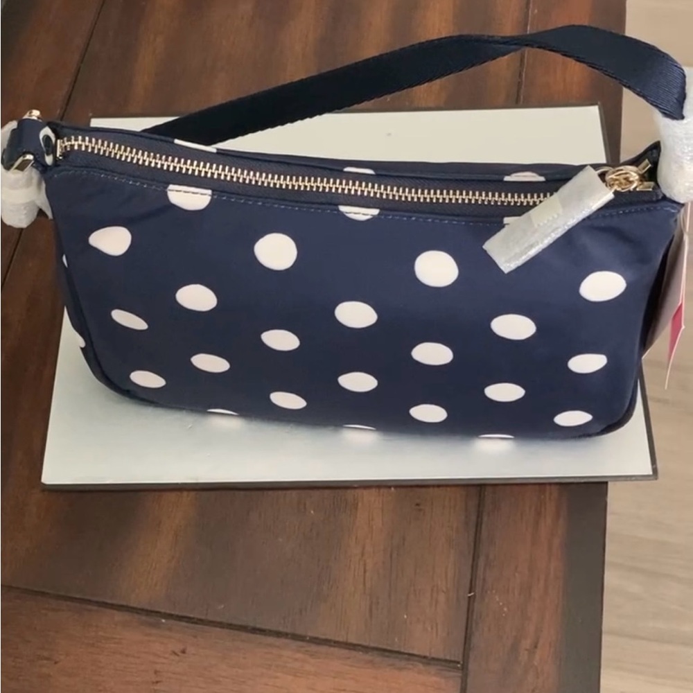 Kate Spade The Little Better Sam Sunshine Dot Small Should Bag NWT - Picture 6 of 12